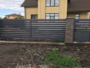 Забор жалюзи 72 метра фото в Богородском